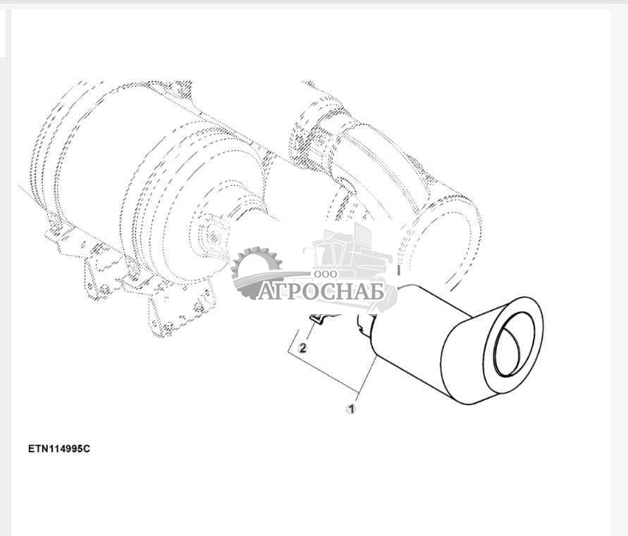 Выхлопная труба 